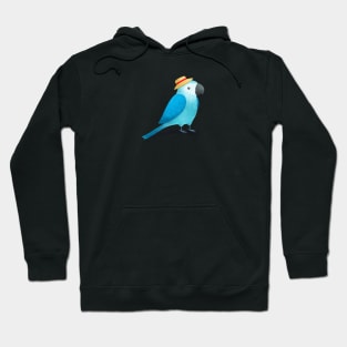 Spixes Macaw with hat Hoodie